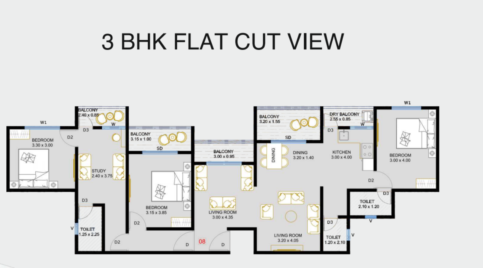 JND-Wisteria-3-BHK-1004-sqft